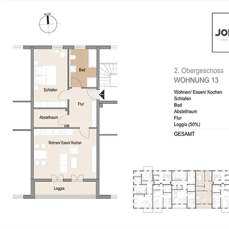 Apartman Logierhaus Jonna Whg 13 *